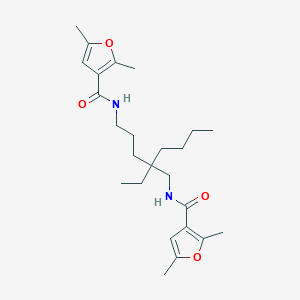 N-[4-({[(2,5-dimethylfuran-3-yl)carbonyl]amino}methyl)-4-ethyloctyl]-2,5-dimethylfuran-3-carboxamide