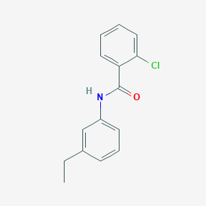 molecular formula C15H14ClNO B10973634 2-chloro-N-(3-ethylphenyl)benzamide 