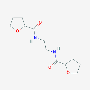 molecular formula C12H20N2O4 B10973691 N,N'-ethane-1,2-diylditetrahydrofuran-2-carboxamide 