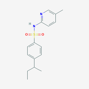 4-(butan-2-yl)-N-(5-methylpyridin-2-yl)benzenesulfonamide