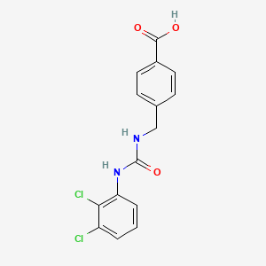 4-({[(2,3-Dichlorophenyl)carbamoyl]amino}methyl)benzoic acid