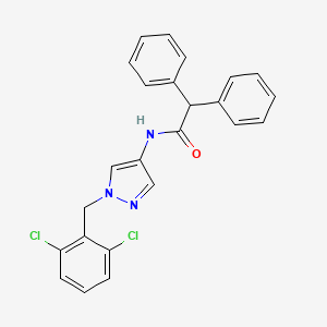 N-[1-(2,6-dichlorobenzyl)-1H-pyrazol-4-yl]-2,2-diphenylacetamide