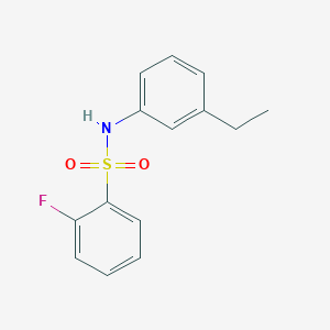 N-(3-ethylphenyl)-2-fluorobenzenesulfonamide