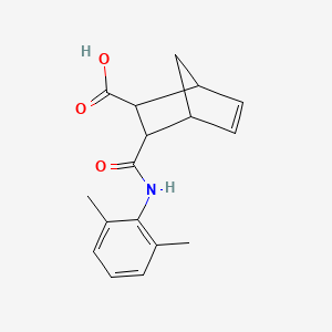 3-[(2,6-Dimethylphenyl)carbamoyl]bicyclo[2.2.1]hept-5-ene-2-carboxylic acid