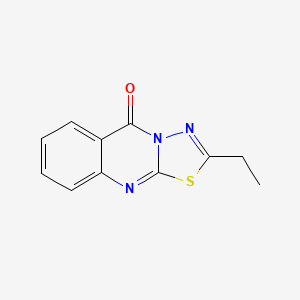 2-ethyl-5H-[1,3,4]thiadiazolo[2,3-b]quinazolin-5-one