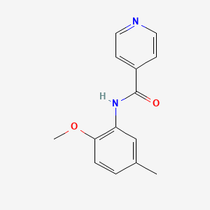 N-(2-methoxy-5-methylphenyl)pyridine-4-carboxamide