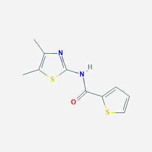 N-(4,5-dimethyl-1,3-thiazol-2-yl)thiophene-2-carboxamide