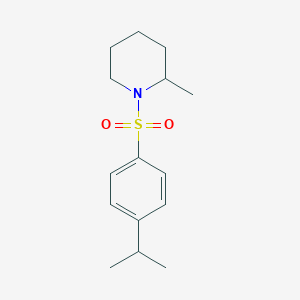 2-Methyl-1-{[4-(propan-2-yl)phenyl]sulfonyl}piperidine