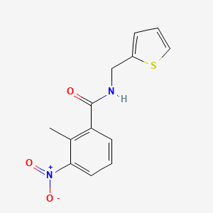 2-methyl-3-nitro-N-(thiophen-2-ylmethyl)benzamide