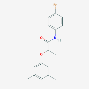 molecular formula C17H18BrNO2 B10973899 N-(4-bromophenyl)-2-(3,5-dimethylphenoxy)propanamide 