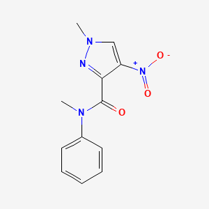 N,1-dimethyl-4-nitro-N-phenyl-1H-pyrazole-3-carboxamide