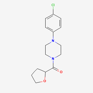 [4-(4-Chlorophenyl)piperazin-1-yl](tetrahydrofuran-2-yl)methanone