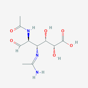 B010974 3-Acetamidino-2-acetamido-2,3-dideoxyguluronic acid CAS No. 104602-08-6