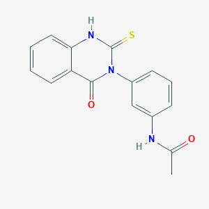 N-[3-(4-oxo-2-sulfanylquinazolin-3(4H)-yl)phenyl]acetamide