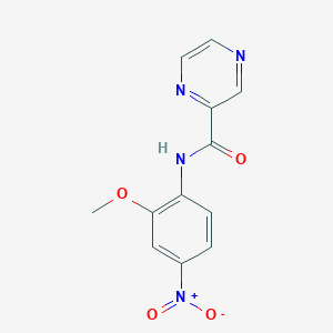 N-(2-methoxy-4-nitrophenyl)pyrazine-2-carboxamide