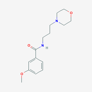 3-methoxy-N-[3-(morpholin-4-yl)propyl]benzamide