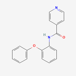 molecular formula C18H14N2O2 B10974113 N-(2-phenoxyphenyl)pyridine-4-carboxamide 