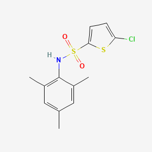 molecular formula C13H14ClNO2S2 B10974201 5-chloro-N-(2,4,6-trimethylphenyl)thiophene-2-sulfonamide 