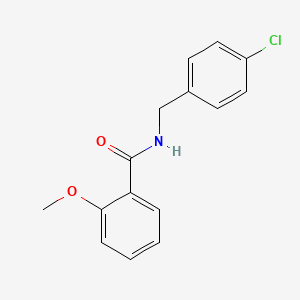 molecular formula C15H14ClNO2 B10974247 N-(4-chlorobenzyl)-2-methoxybenzamide 