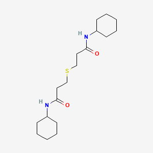 3,3'-sulfanediylbis(N-cyclohexylpropanamide)