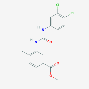 Methyl 3-{[(3,4-dichlorophenyl)carbamoyl]amino}-4-methylbenzoate