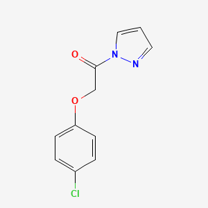 2-(4-chlorophenoxy)-1-(1H-pyrazol-1-yl)ethanone