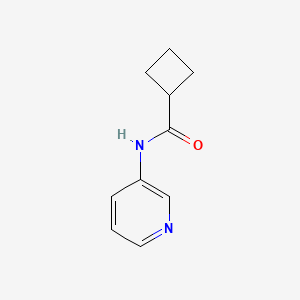 molecular formula C10H12N2O B10974732 N-(pyridin-3-yl)cyclobutanecarboxamide 