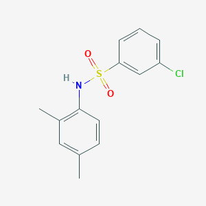 molecular formula C14H14ClNO2S B10974774 3-chloro-N-(2,4-dimethylphenyl)benzenesulfonamide 