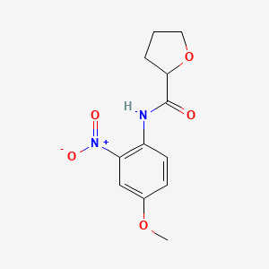 N-(4-methoxy-2-nitrophenyl)oxolane-2-carboxamide