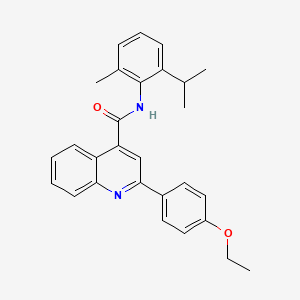 2-(4-ethoxyphenyl)-N-[2-methyl-6-(propan-2-yl)phenyl]quinoline-4-carboxamide