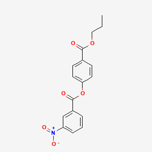 4-(Propoxycarbonyl)phenyl 3-nitrobenzoate