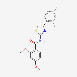 N-[4-(2,4-dimethylphenyl)-1,3-thiazol-2-yl]-2,4-dimethoxybenzamide