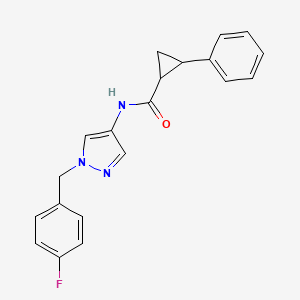 N-[1-(4-fluorobenzyl)-1H-pyrazol-4-yl]-2-phenylcyclopropanecarboxamide