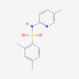 molecular formula C14H16N2O2S B10975249 2,4-dimethyl-N-(5-methylpyridin-2-yl)benzenesulfonamide 