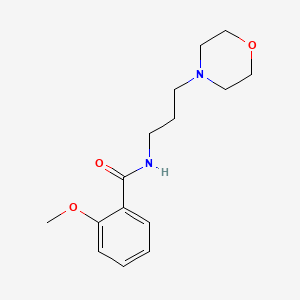 2-methoxy-N-[3-(morpholin-4-yl)propyl]benzamide