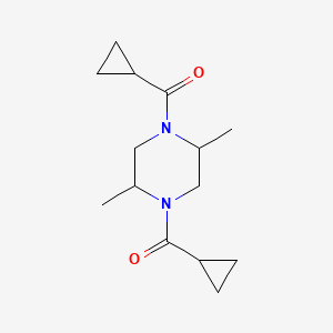 1,4-Bis(cyclopropylcarbonyl)-2,5-dimethylpiperazine