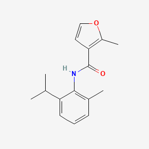 2-methyl-N-[2-methyl-6-(propan-2-yl)phenyl]furan-3-carboxamide