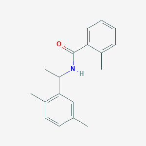 N-[1-(2,5-dimethylphenyl)ethyl]-2-methylbenzamide