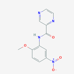 N-(2-methoxy-5-nitrophenyl)pyrazine-2-carboxamide