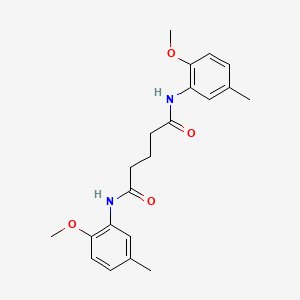 N,N'-bis(2-methoxy-5-methylphenyl)pentanediamide