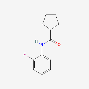 N-(2-fluorophenyl)cyclopentanecarboxamide