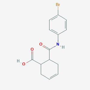 6-[(4-Bromophenyl)carbamoyl]cyclohex-3-ene-1-carboxylic acid