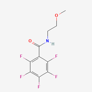 2,3,4,5,6-pentafluoro-N-(2-methoxyethyl)benzamide