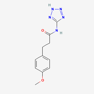 3-(4-methoxyphenyl)-N-(1H-tetrazol-5-yl)propanamide