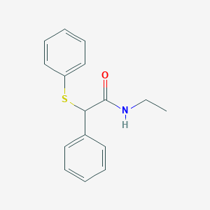 N-ethyl-2-phenyl-2-(phenylsulfanyl)acetamide