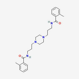 N,N'-(piperazine-1,4-diyldipropane-3,1-diyl)bis(2-methylbenzamide)