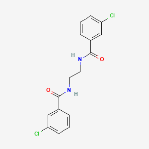 3-Chloro-N-{2-[(3-chlorophenyl)formamido]ethyl}benzamide