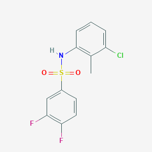 N-(3-chloro-2-methylphenyl)-3,4-difluorobenzenesulfonamide