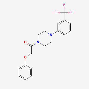 2-Phenoxy-1-{4-[3-(trifluoromethyl)phenyl]piperazin-1-yl}ethanone