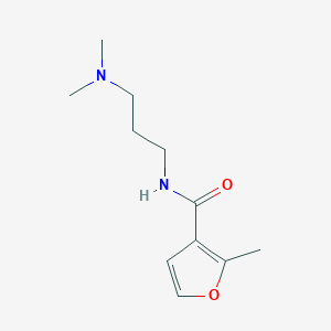 N-[3-(dimethylamino)propyl]-2-methylfuran-3-carboxamide